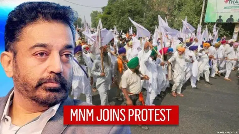Kamal Haasan's MNM reaches farmer protest at Delhi border; says it's a pan-India movement Kamal Haasan