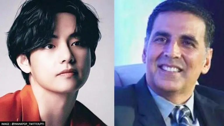 BTS ARMY compares V's posture from Jin's Artist-made collection to THIS Akshay Kumar pose BTS