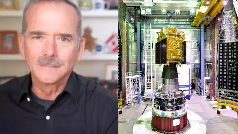 Former Commander of International Space Station Chris Hadfield.