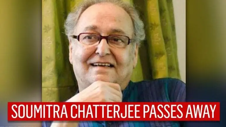 Veteran actor Soumitra Chatterjee passes away in Kolkata Veteran actor Soumitra Chatterjee passes away