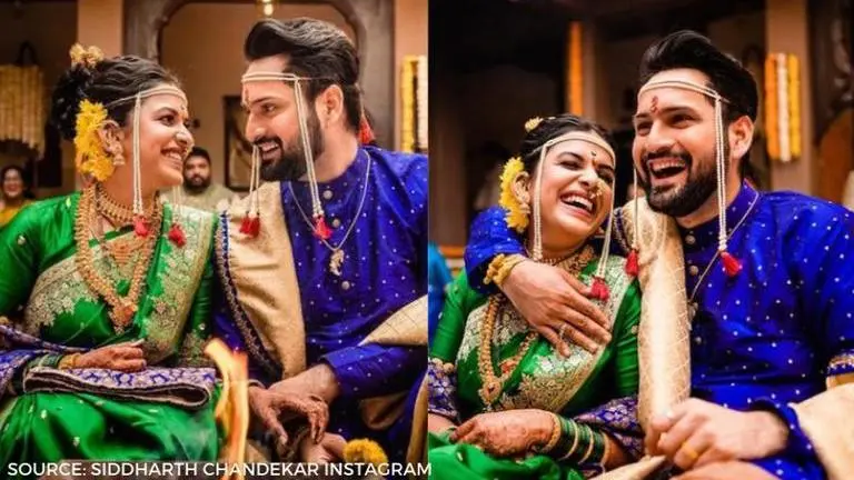 Siddharth Chandekar shares glimpses of wedding with wife Mitali; calls it 'forever' Siddharth Chandekar