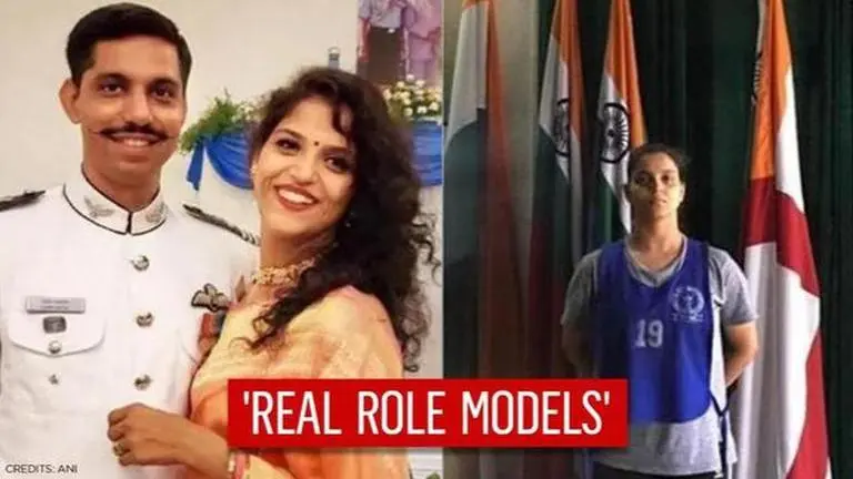 Martyred Squadron Leader Samir Abrol's wife Garima Abrol is now an Air Force Officer Samir Abrol