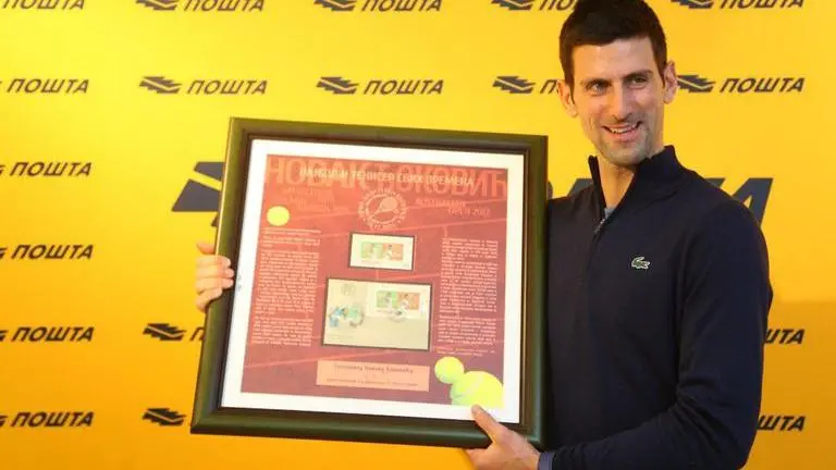 Novak Djokovic gets Serbian stamp named after him