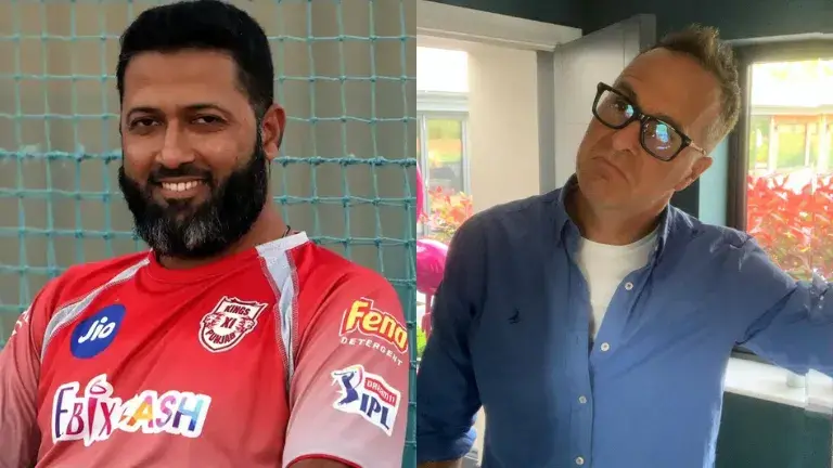 Wasim Jaffer and Michael Vaughan