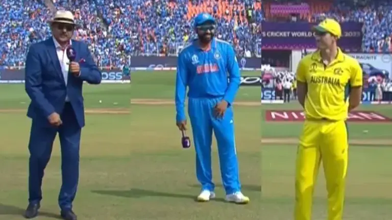 Rohit Sharma and Pat Cummins can't stop laughing at Ravi Shastri's boxing-style toss announcement India vs Australia toss