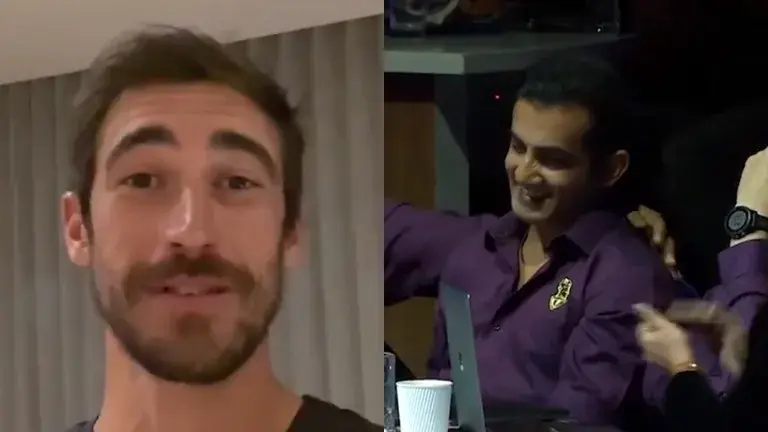 Mitchell Starc gives his first reaction after fetching Rs 24.75 crore in IPL 2024 Auction Mitchell Starc and Gautam Gambhir