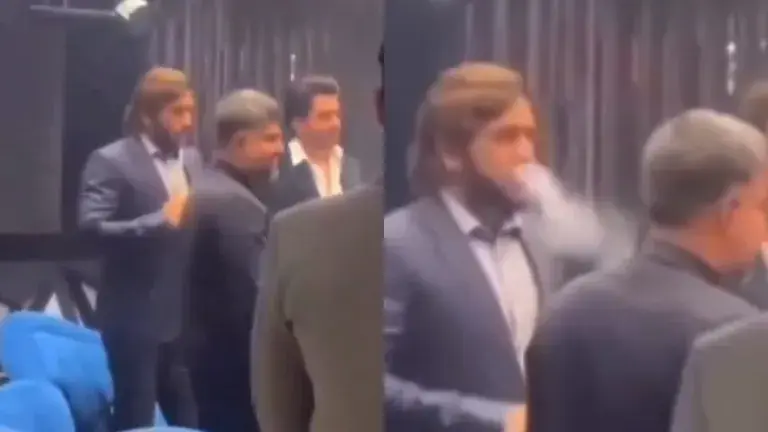 Viral Video: Internet goes into meltdown as MS Dhoni caught smoking Hookah MS Dhoni