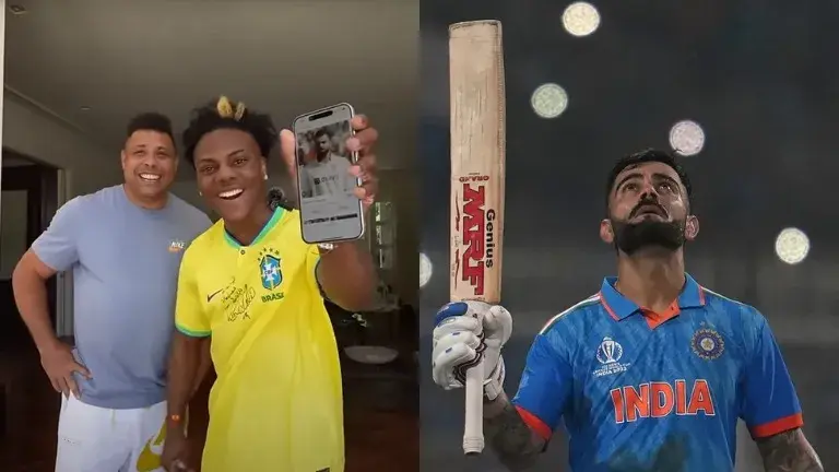 WATCH | Speed asks Ronaldo about Virat Kohli, football legend's reply will leave you stunned IShowSpeed and Virat Kohli