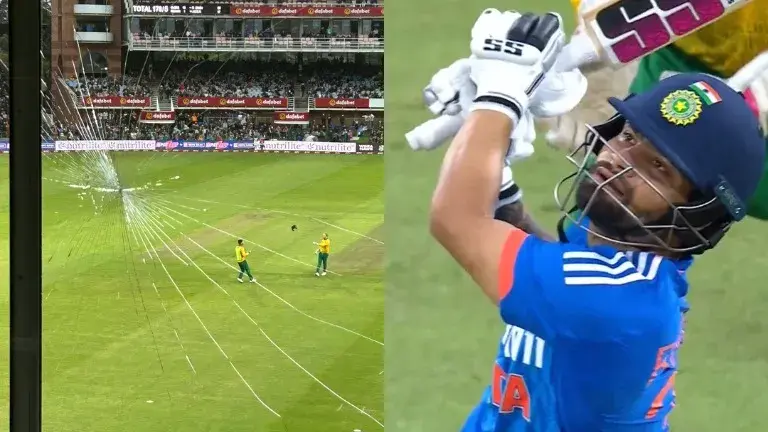 Rinku Singh's Window Smash at St. George's Park Press Box Remains Unfixed, Ground Staff Seek India Finisher's Autograph Rinku Singh