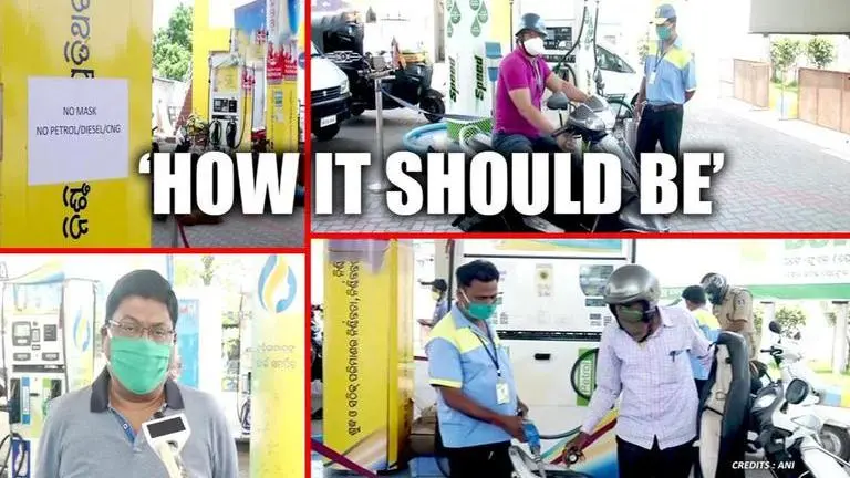 COVID-19: Workers at petrol pumps in Odisha deny services to people without masks COVID-19