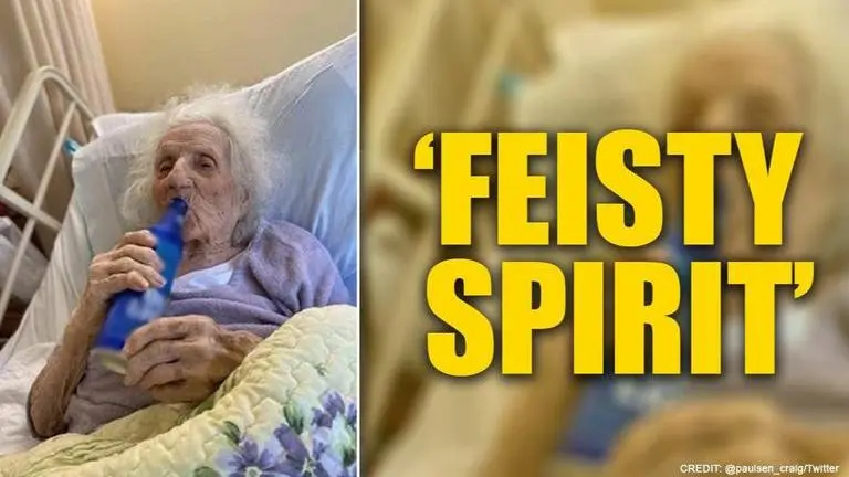 Good news: 103-year-old grandma celebrates COVID-19 recovery with beer Good News