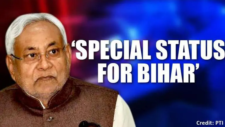 Chief Minister Nitish Kumar demands special status for Bihar Nitish