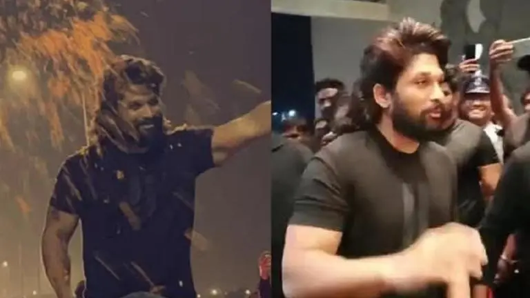 Allu Arjun reaches Vizag for ‘Pushpa: The Rule’ shoot, gets huge welcome from fans Allu Arjun