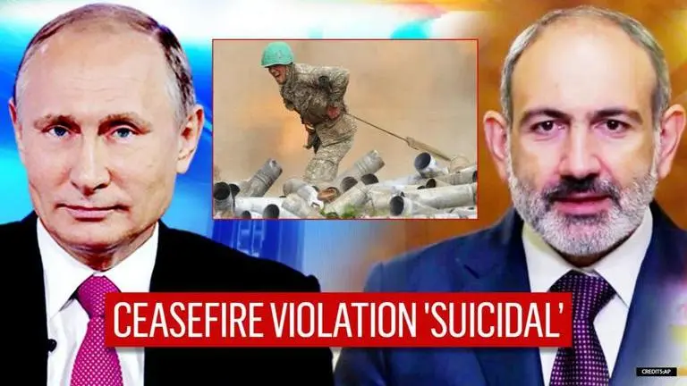 Russian President Putin warns Armenia against backing out of Nagorno-Karabakh deal Russian president