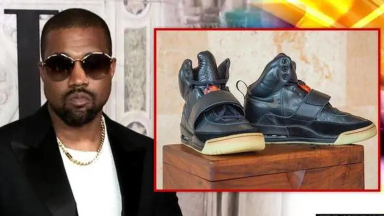 Kanye West's 'Grammy worn' sneakers sold for record-breaking US Dollar 1.8 Million Kanye West's 'Grammy worn' sneakers sold for record-breaking US Dollar 1.8 Million