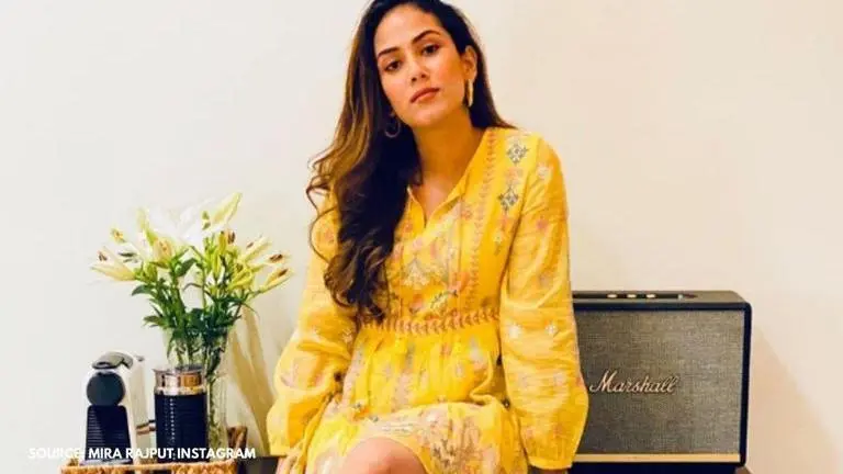 Mira Rajput enjoys her evening with some 'chai and biscoot'; Take a look Mira Rajput