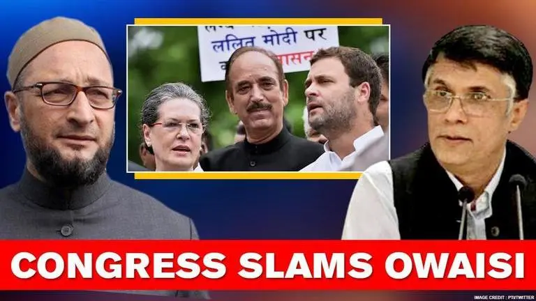 Congress slams Owaisi's remark on Ghulam Nabi Azad's 'fate' in party amid tumult in CWC Congress