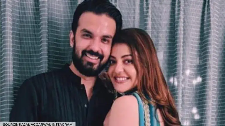 Kajal Aggarwal and Gautam Kitchlu look regal in these stunning pictures; see pics Kajal Aggarwal