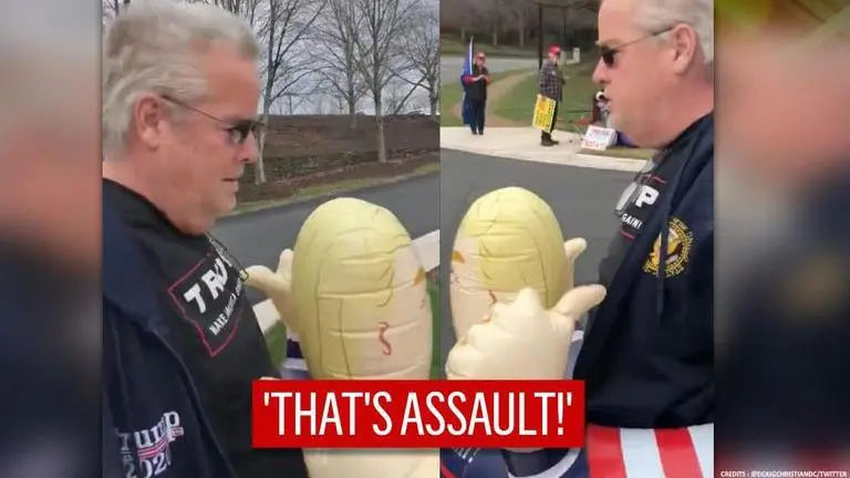 Trump supporter charged with 'simple assault' after he 'deliberately exhaled' on 2 women Trump