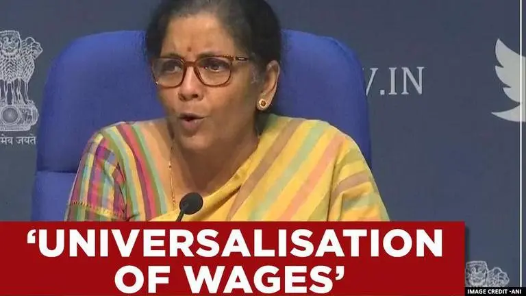 Finance Min reveals measures for migrants, stresses on formalisation of unorganised sector Nirmala Sitharaman