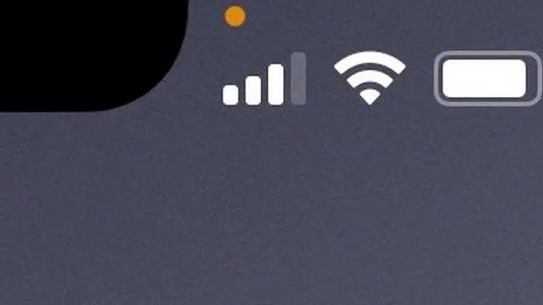 Orange Dot iOS 14