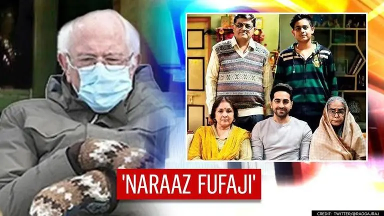 Bernie Sanders in 'Badhaai Ho' family as Gajrao Rao joins viral meme bandwagon