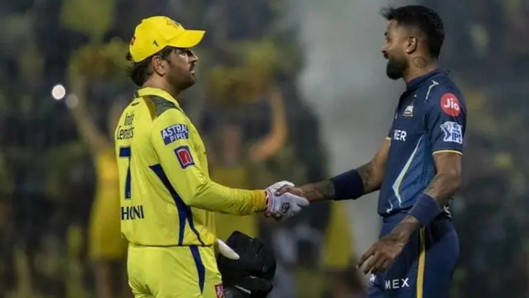 Hardik Pandya and MS Dhoni