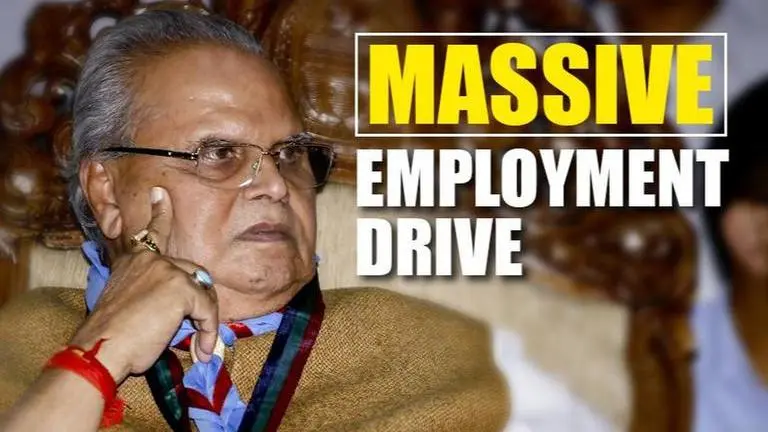 MASSIVE: J&K Guv announces employment drive with 50,000 govt openings J&K