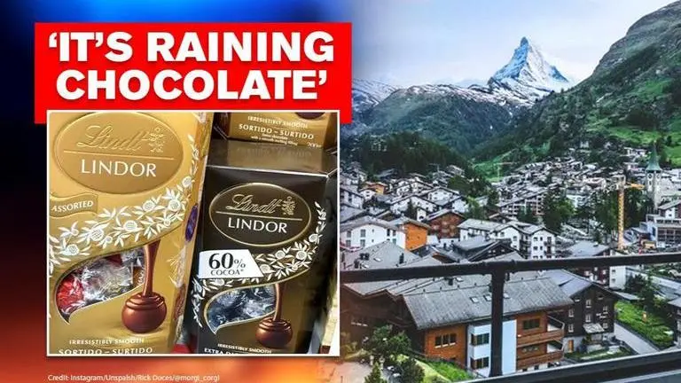 Chocolate dust rains down on Swiss town, netizens say 'this is dream' Chocolate