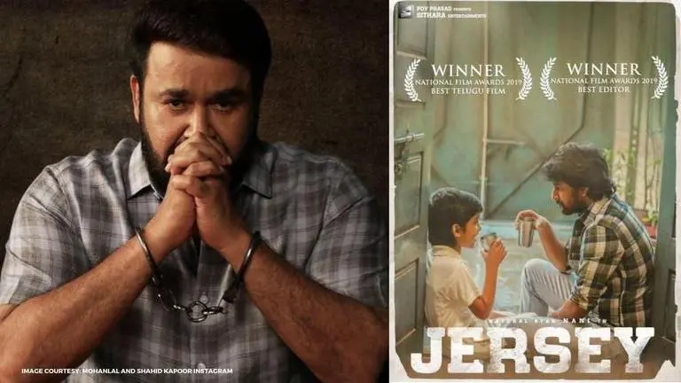 'Jersey' and other south Indian to Bollywood remake films to wait for Source: Mohanlal and Shahid Kapoor Instagram