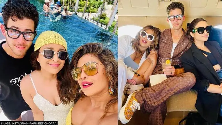 Parineeti Chopra shares unseen glimpses from Priyanka Chopra's birthday bash; See Pics Parineeti Chopra