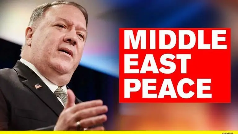 Pompeo lauds two Arab accords with Israel, exudes confidence in Trump's Mideast peace plan Two peace agreements will pave the way for future peace claims Pompeo
