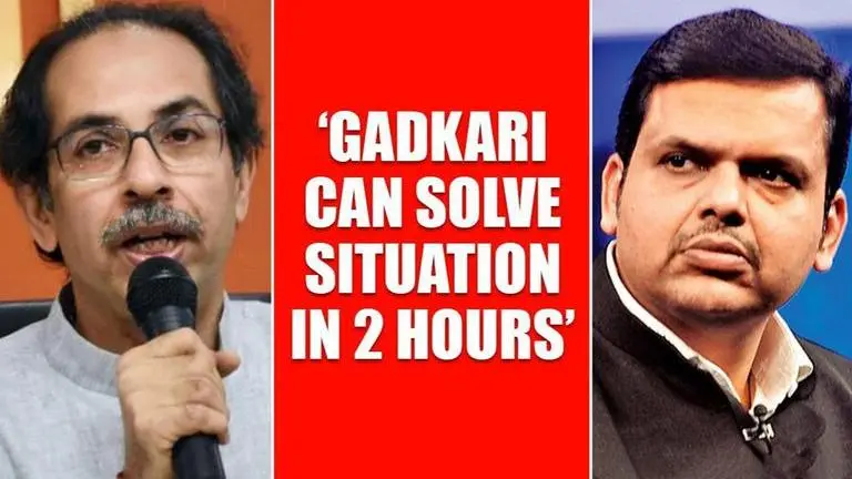 Shiv Sena makes big Nitin Gadkari claim amid Maharashtra deadlock Gadkari