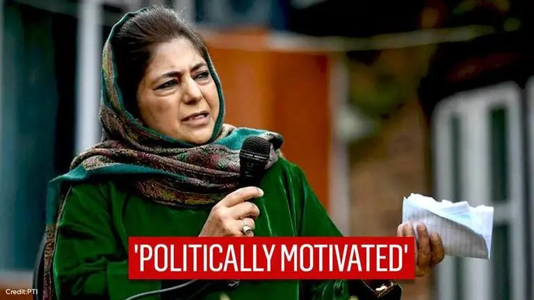 Mehbooba Mufti slams PDP leader's arrest, blames J&K CID for 'terrorizing' Kashmiris Mehbooba Mufti