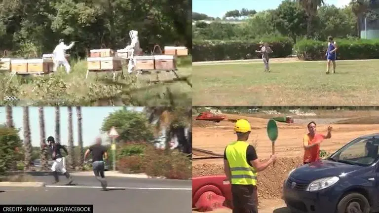 France: Prankster recreates Olympic events on random people, watch video Rémi Gaillard