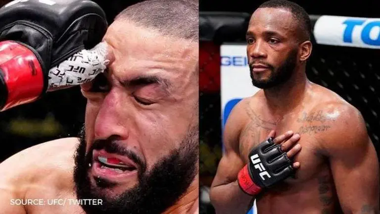 Watch Leon Edwards break down in tears while talking to mother after UFC Vegas 21 eye poke leon edwards