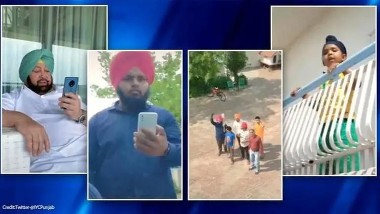 Punjab CM teams up with TikTok user to spread social distancing message; Watch Punjab CM teams up with TikTok user to spread social distancing message