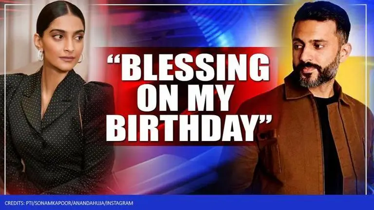 Birthday girl Sonam Kapoor showers love on husband Anand Ahuja, calls him her 'blessing' Sonam