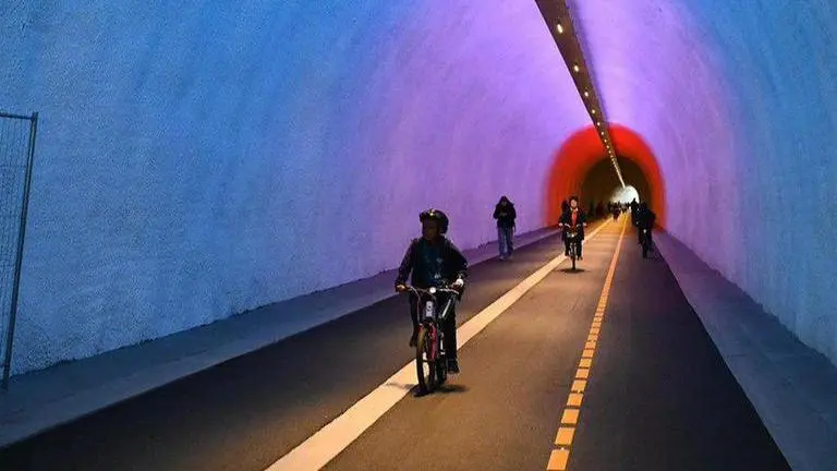 ‘World’s longest’ purpose-built cycling and pedestrian tunnel opens in Norway’s Bergen World’s longest tunnel