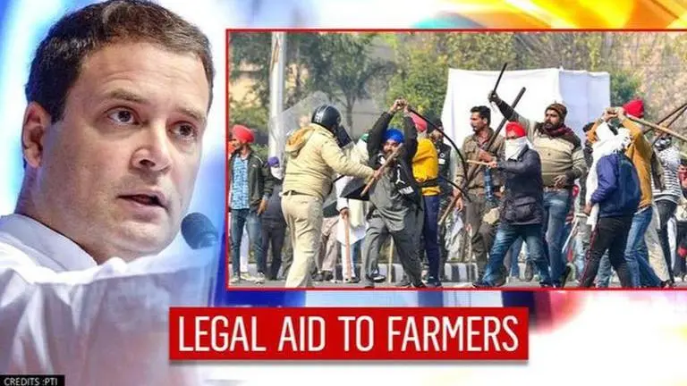 Congress to offer legal aid to protesting farmers; sets up depts for redressal in 4 states Congress