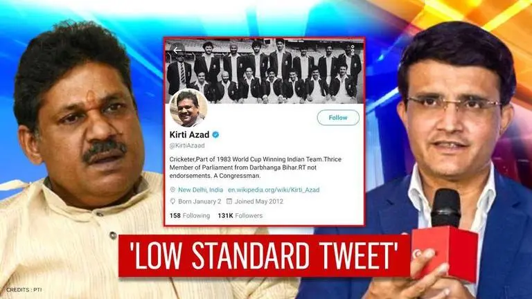 Kirti Azad slammed on Twitter after distasteful comment on Sourav Ganguly's health Sourav Ganguly