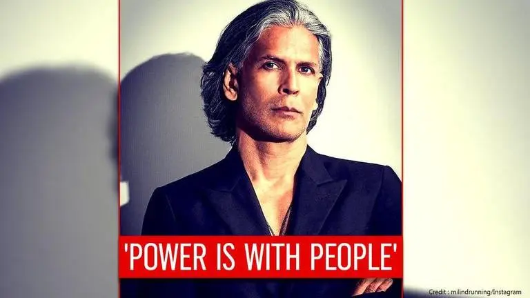 Milind Soman celebrates 72nd Republic Day by running barefoot holding the national flag Republic Day: Milind Soman instills patriotism by running barefoot with the National flag-