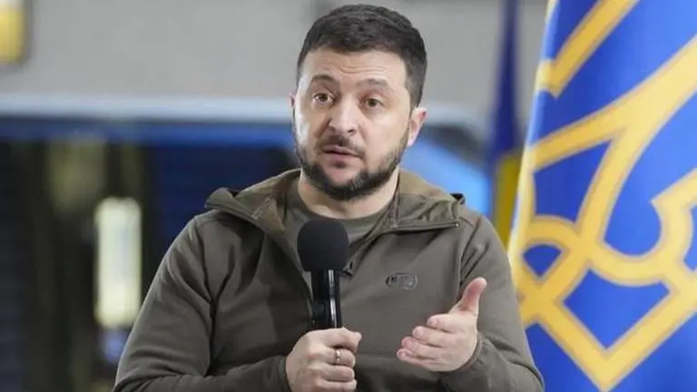 In UK, Ukrainian President Zelenskyy's trademark fleece auctioned off for over Rs 85 lakhs UK