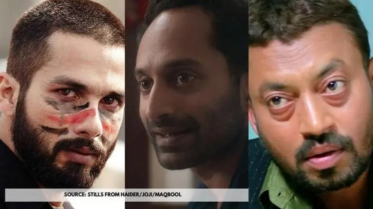 In Pic: Shahid Kapoor as Haider,Fahadh Faasil as Joji and Irrfan Khan as Maqbool
