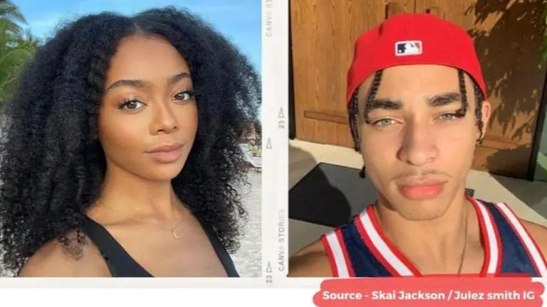 Skai Jackson trends on Twitter after alleged break up with Julez Smith, chats leaked skai jackson