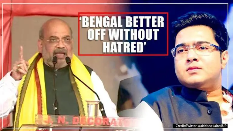 Abhishek Banerjee hits back at Shah's 'Annay' attack: 'WB better off without your hatred' Abhisehk Banerjee