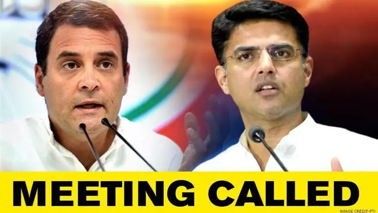 Rajasthan truce on cards? Rahul Gandhi & Sachin Pilot in frame for a meeting: Sources Rahul Gandhi