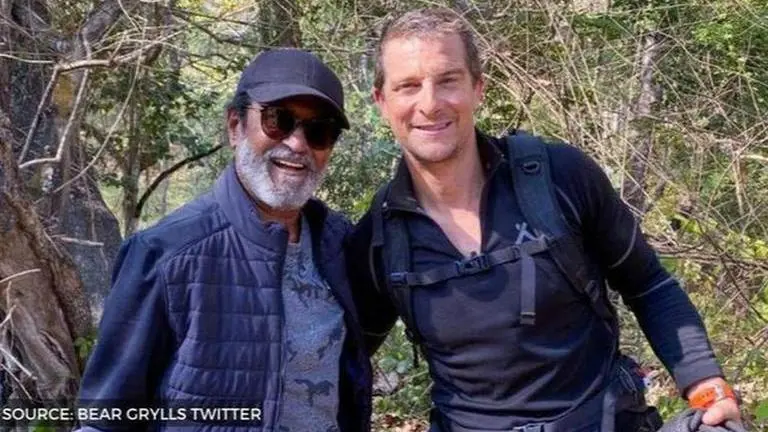 Rajinikanth receives wishes from 3 leading actors on 'Into The Wild with Bear Grylls' RAJINIKANTH