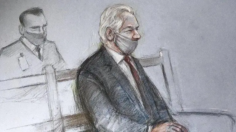 Relatives and legal team at Assange bail hearing Relatives and legal team at Assange bail hearing