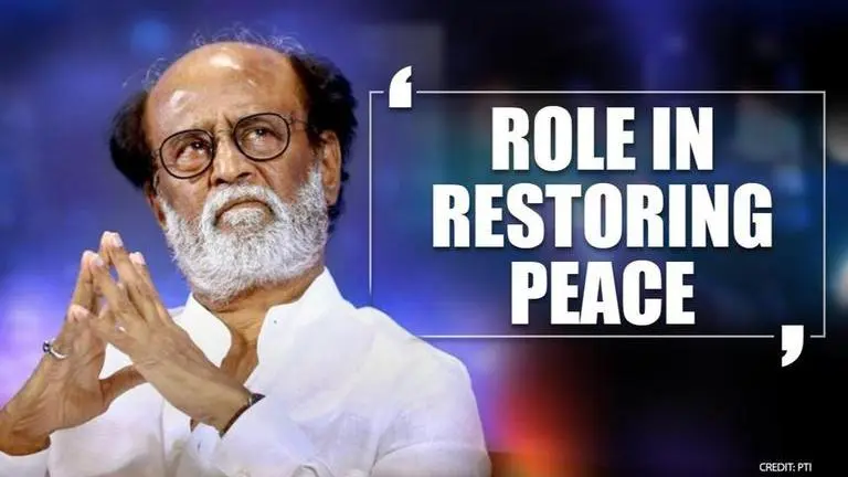 'Ready to play role in restoring peace & order': Rajinikanth after meeting Muslim clerics Rajinikanth